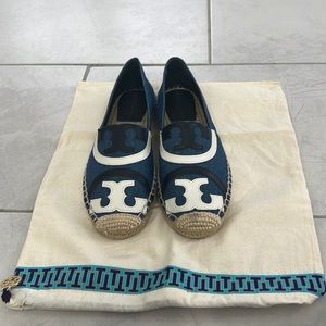 Tory Burch denim and black